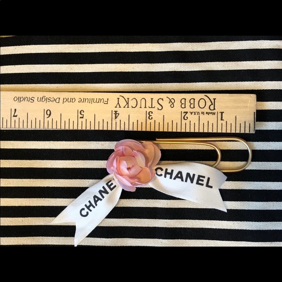 Chanel Ribbon 4” Paper Clips - Picture 4 of 5